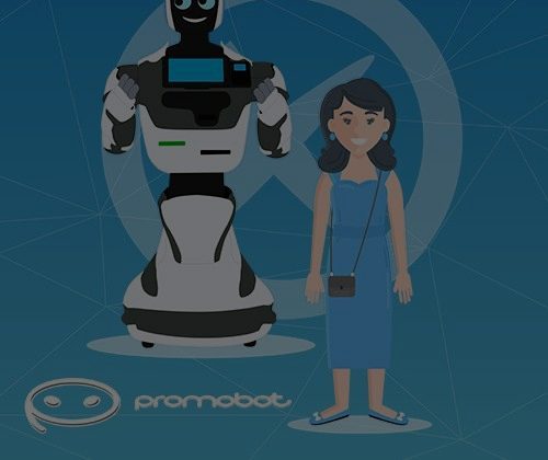 Кадр из ролика: Анимация для Promobot